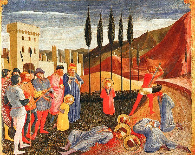 Decapitation of Saints Cosmas and Damian, Fra Angelico